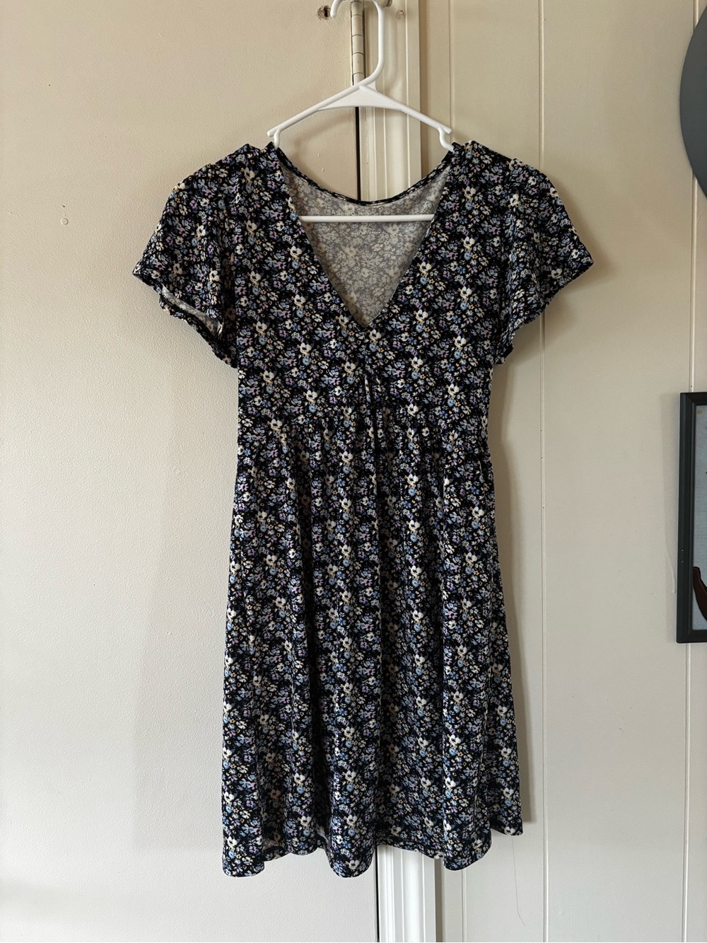Black Floral Dress - Aeropostale